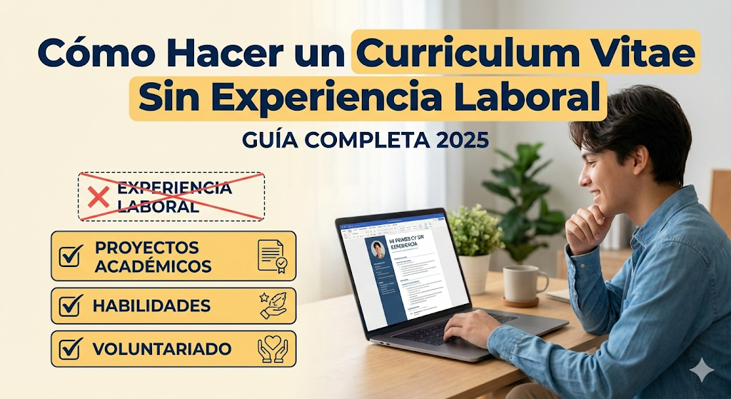 Cómo hacer un CV sin experiencia laboral